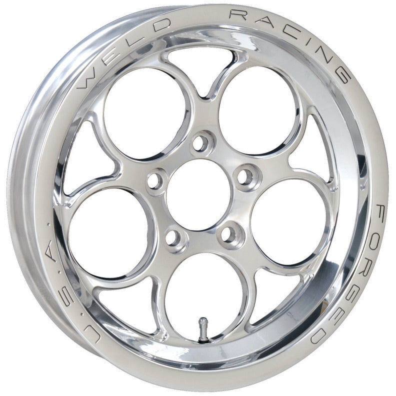 Weld Magnum 1-Piece 15x3.5 / 5x4.75 BP / 2.25in. BS Polished Wheel - Non-Beadlock Weld Wheels - Forged