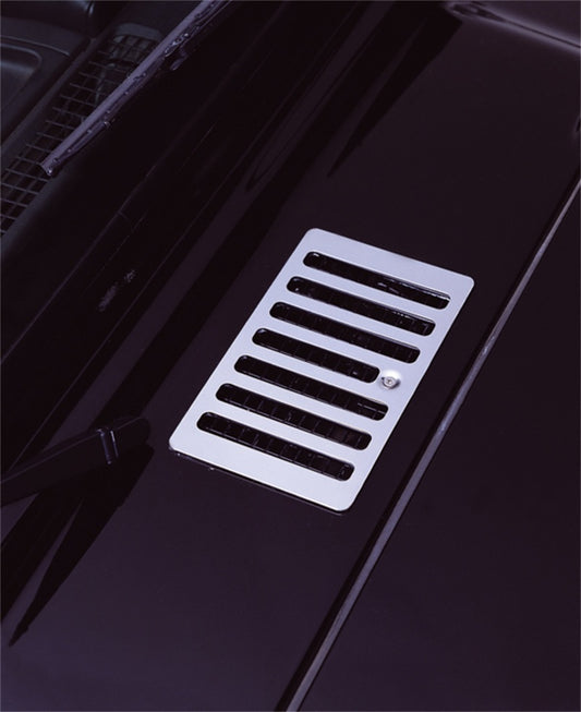 Rugged Ridge 98-06 Jeep Wrangler TJ Stainless Steel Cowl Vent Cover Rugged Ridge Vents