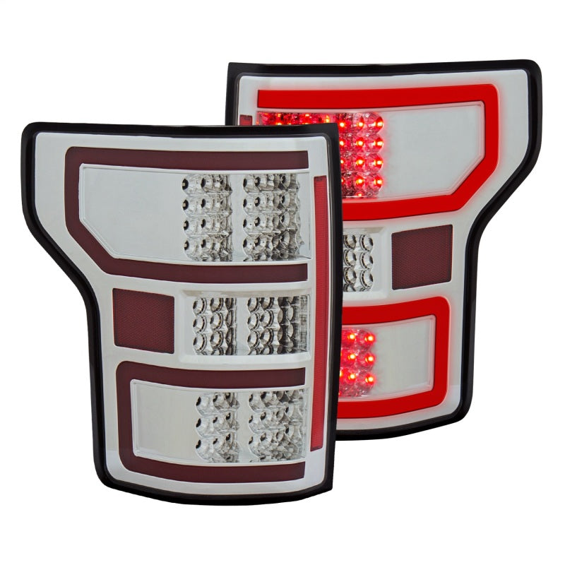 ANZO 18-19 Ford F-150 LED Taillights Chrome