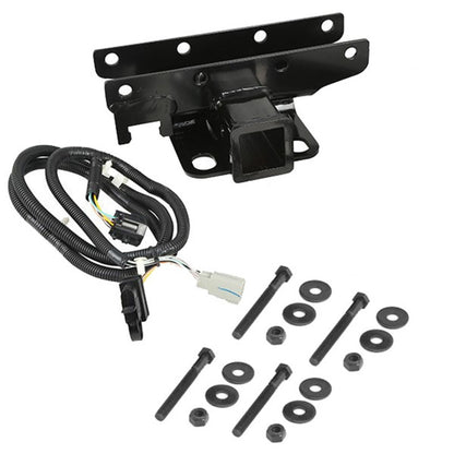 Rugged Ridge Receiver Hitch Kit w/ Wiring Harness 07-18 Jeep Wrangler JK Rugged Ridge Hitch Accessories