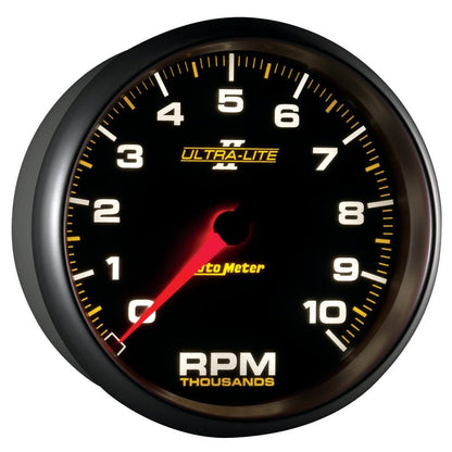 Autometer Ultra-Lite II 5 Inch 10000 RPM In-Dash Tachometer AutoMeter Gauges