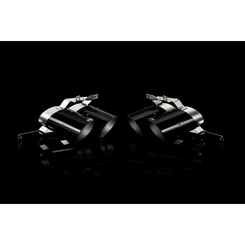 Akrapovic 10-14 Lamborghini Gallardo LP 570-4 Coupe/Spyder Tail Pipe Set (Carbon) Akrapovic Tips