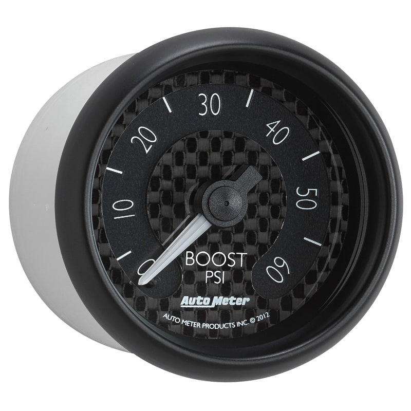 Autometer GT Series 52mm Mechanical 0-60 psi Boost Gauge AutoMeter Gauges