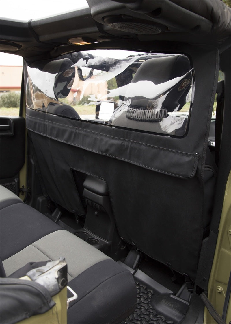 Rugged Ridge Windbreaker 07-18 Jeep Wrangler JKU 4 Door Rugged Ridge Soft Tops