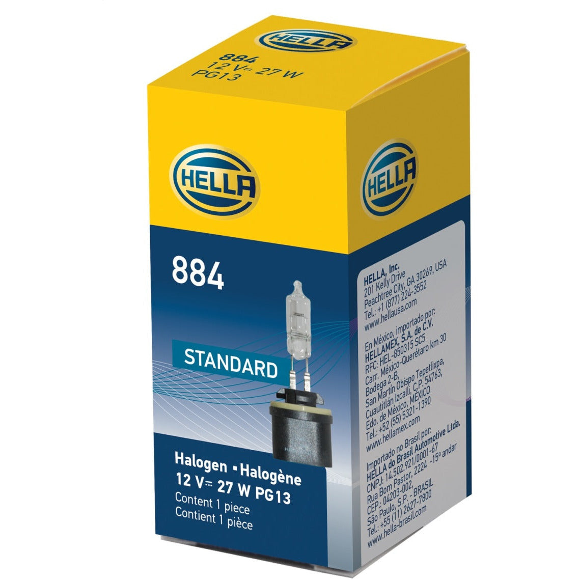 Hella Bulb 884 12V 27W Pg13 T325 Hella Bulbs