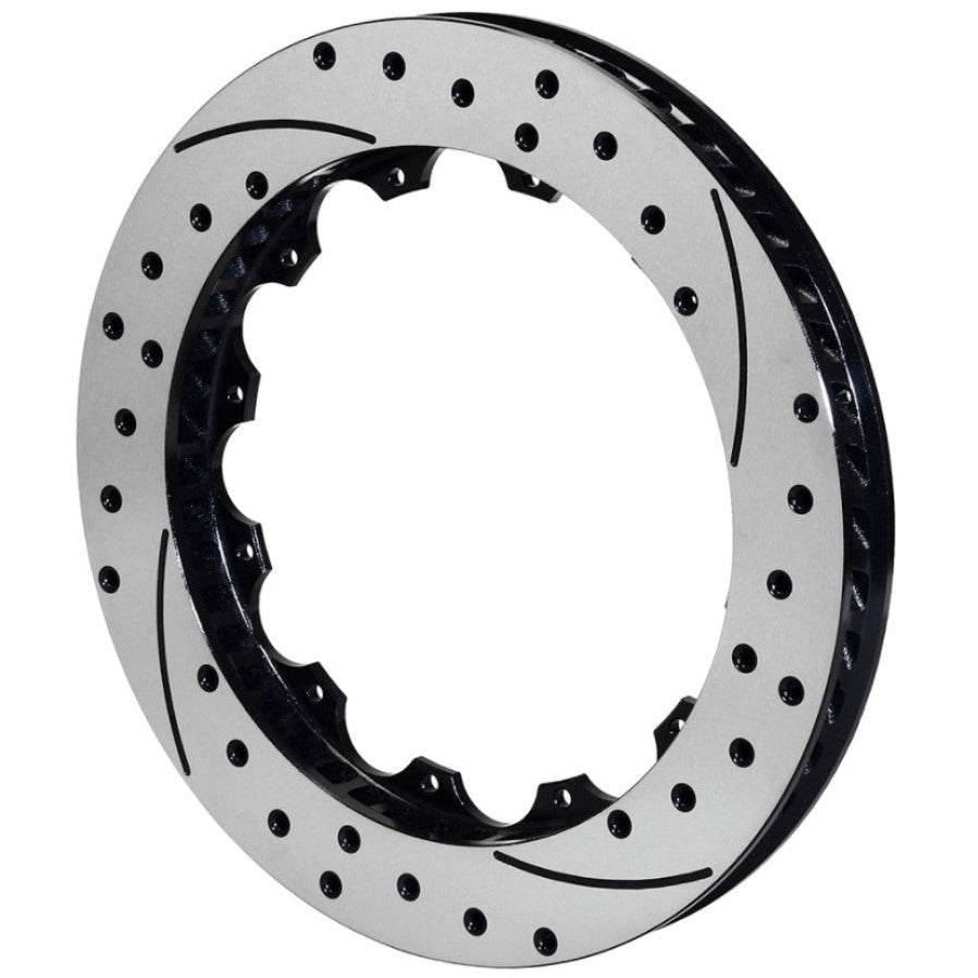 Wilwood Rotor GT Curved Vane Rotor Spec-37 Iron 72 CV 12 x 8.75 Left Hand Side Wilwood Brake Rotors - 2 Piece