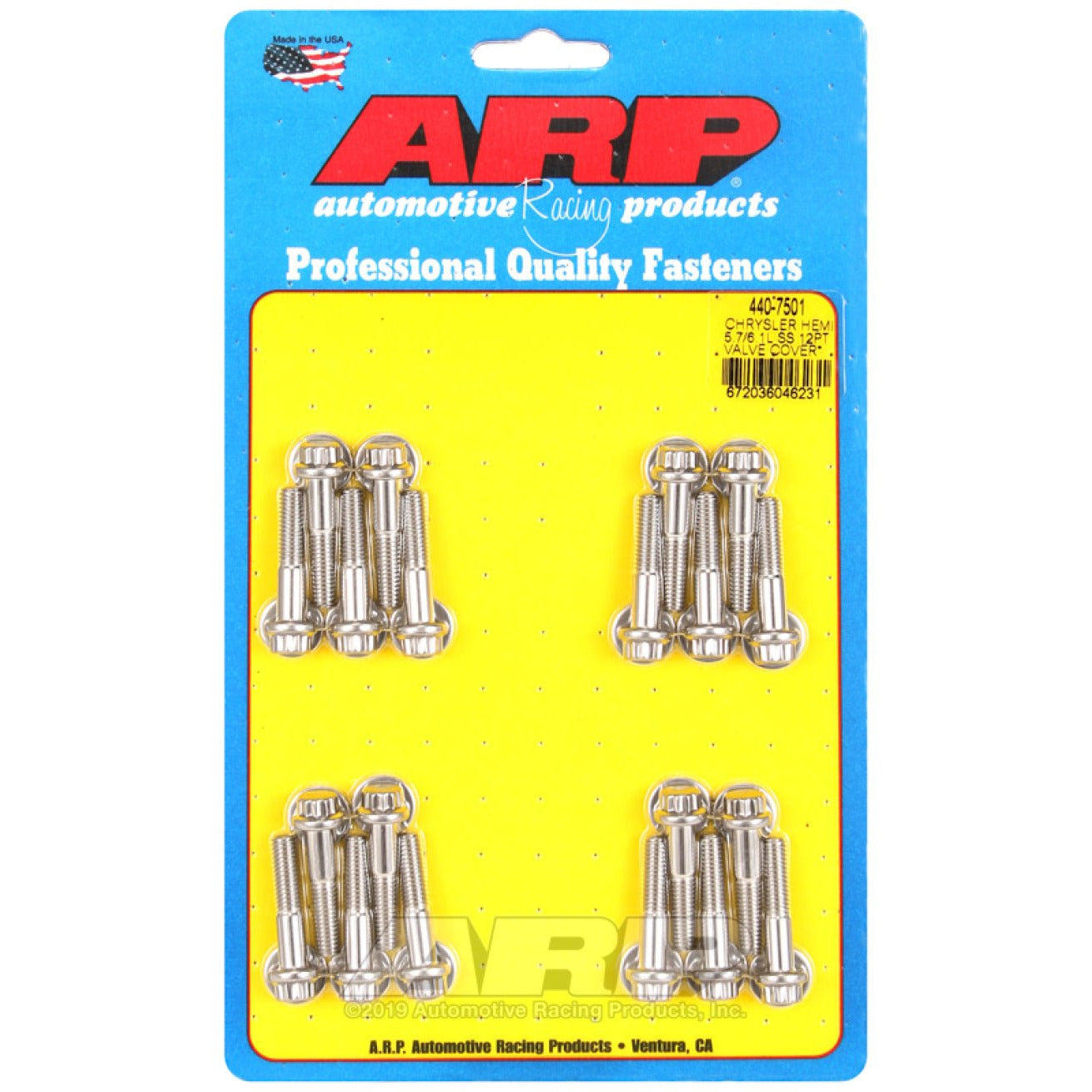 ARP Chrysler Hemi 5.7/6.1L SS 12pt Valve Cover Bolt Kit ARP Hardware Kits - Other