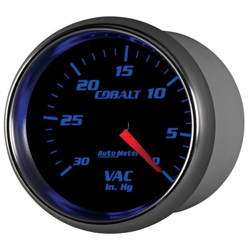 Autometer Cobalt 2-5/8in. / 0-30 IN HG / Mechanical Vacuum Gauge AutoMeter Gauges