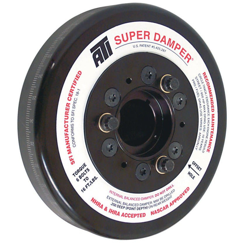 ATI Damper - 8.074in - Steel - Chevy BB - 3 Ring - 1Pc ATI Crankshaft Dampers