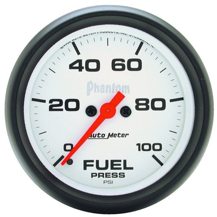 Autometer Phantom 2-5/8in 0-100 PSI Fuel Pressure Gauge AutoMeter Gauges