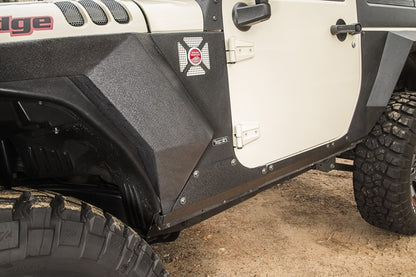 Rugged Ridge Steel Body Armor Cladding 07-18 Jeep Wrangler JK Rugged Ridge Body Armor & Rock Rails