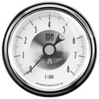 Autometer Prestige Pearl Series - Tachometer 3 3/8in 8K RPM In-Dash AutoMeter Gauges