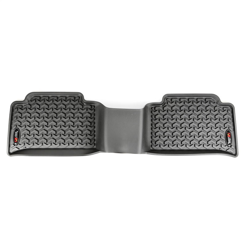 Rugged Ridge Floor Liner Rear Black 2015-2020 Chevrolet / GMC Colorado / Canyon Crew Cab Rugged Ridge Floor Mats - Rubber