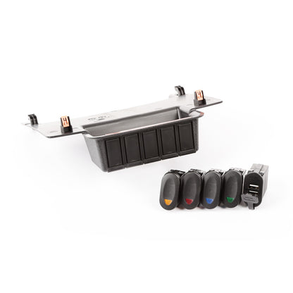 Rugged Ridge Lower Switch Panel Kit 11-18 Jeep Wrangler JK/JKU Rugged Ridge Dash & Interior Trim