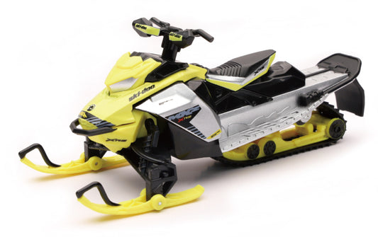 New Ray Toys Can-AM MXZ X-RS Snowmobile (Yellow)/ Scale - 1:20