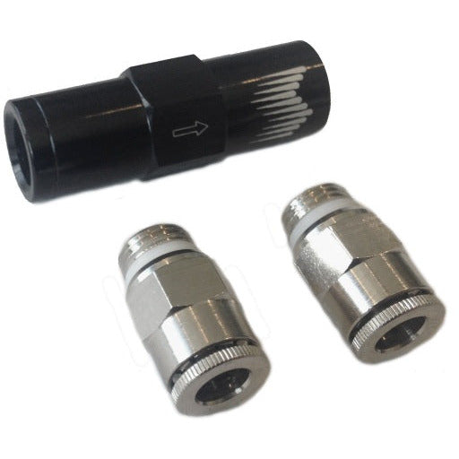 Snow Performance High Flow Water Check Valve Quick-Connect Fittings (For 1/4in. Tubing) Snow Performance Fittings