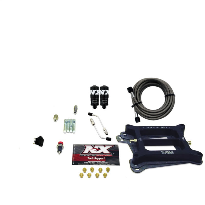 Nitrous Express 4150 Hitman 4-BBL Nitrous Kit (100-200HP) w/o Bottle Nitrous Express Nitrous Systems