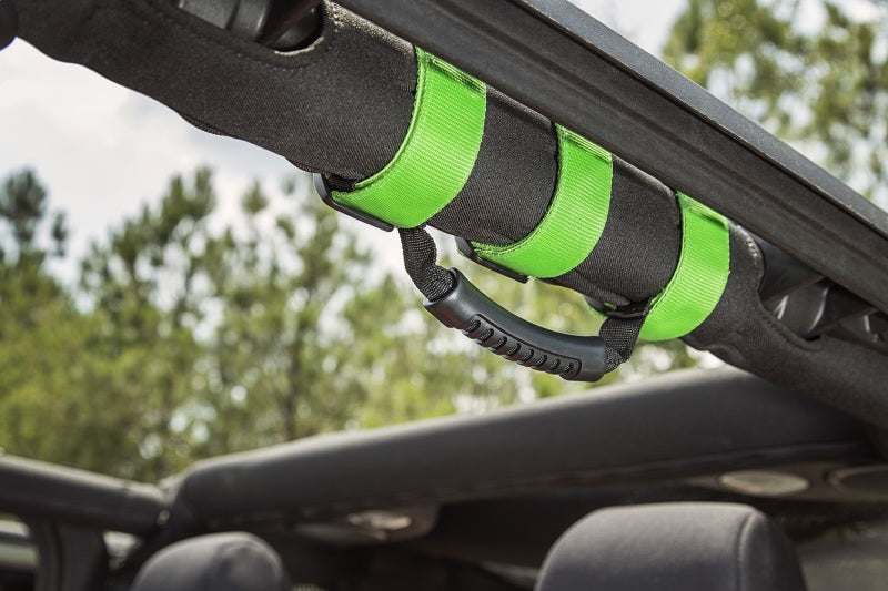 Rugged Ridge Ultimate Grab Handles Green 55-20 CJ/Jeep Wrangler /JT Rugged Ridge Dash & Interior Trim