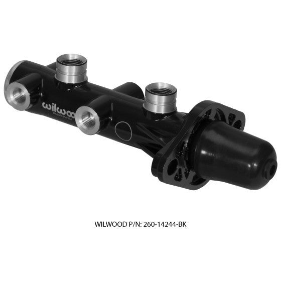 Wilwood Tandem Remote Master Cylinder - 1 1/8in Bore Black Wilwood Brake Master Cylinder