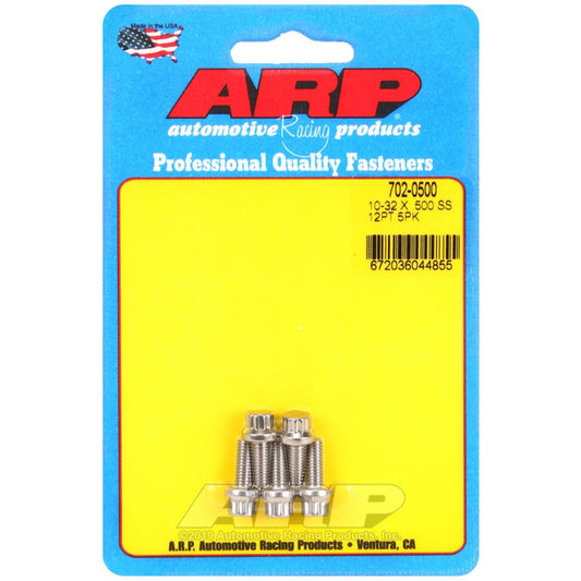 ARP 10-32 x .500 12pt SS bolts ARP Hardware - Singles
