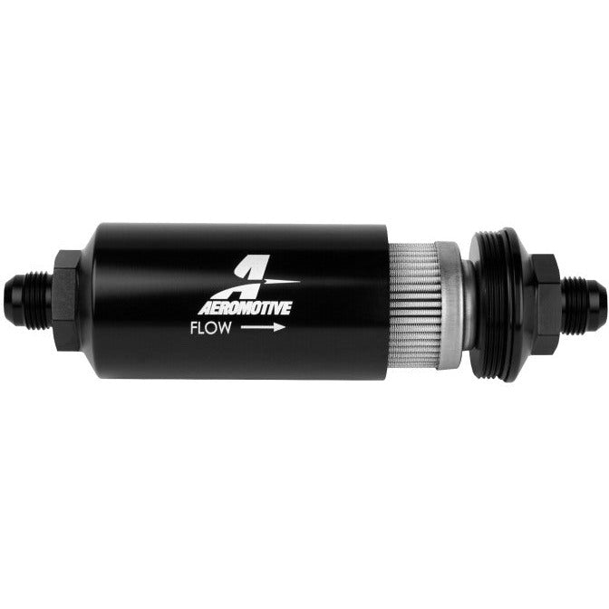 Aeromotive In-Line Filter - (AN -08 Male) 100 Micron Stainless Steel Element Aeromotive Fuel Filters