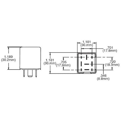 Hella Relay Metal Bkt 280 Relay 0 Hella Light Accessories and Wiring