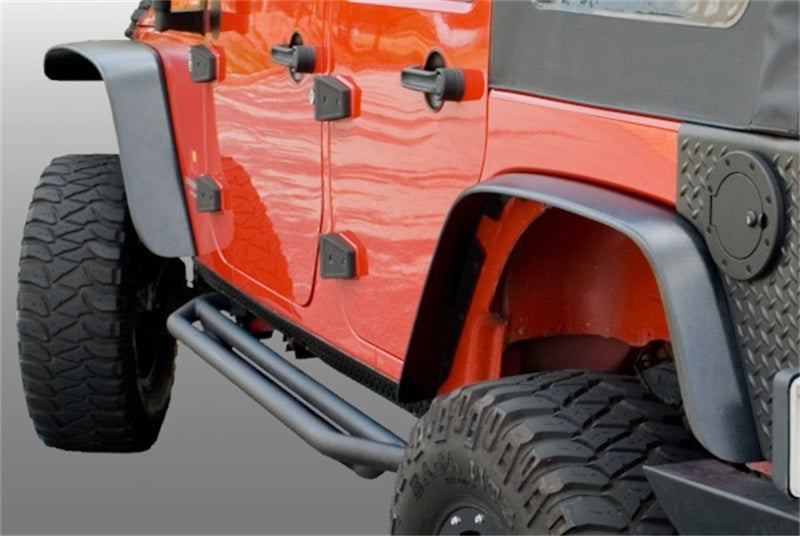 Rugged Ridge All Terrain Flat Fender Flare Kit 07-18 Jeep Wrangler Rugged Ridge Fender Flares