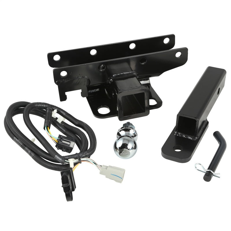 Rugged Ridge Hitch Kit with Ball 2 inch 07-18 Jeep Wrangler JK Rugged Ridge Hitch Accessories