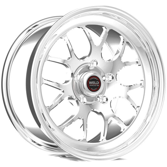 Weld S77 15x10.33 / 5x4.75 BP / 5.5in. BS Polished Wheel (Medium Pad) - Non-Beadlock Weld Wheels - Forged