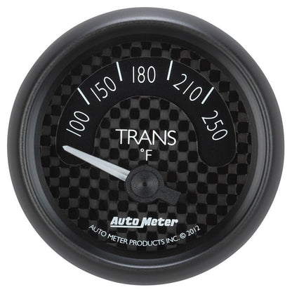 Autometer GT Series 52mm Short Sweep Electronic 100-250 Deg F Transmission Temperature AutoMeter Gauges