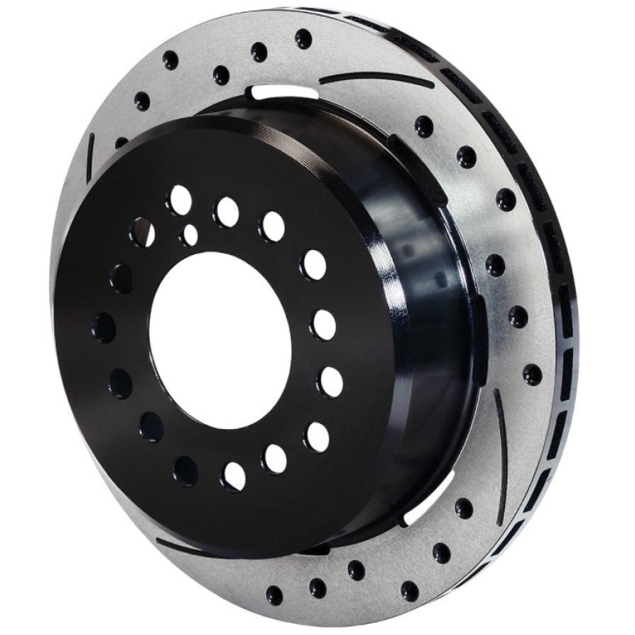 Wilwood Rotor-1.91in Offset-SRP-BLK-Drill-RH 11.00 x .810 - 5 Lug Wilwood Brake Rotors - 2 Piece