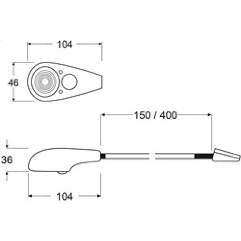 Hella Interiorlamp 150 Bic Md931V Black 2Ja Hella Interior Lighting