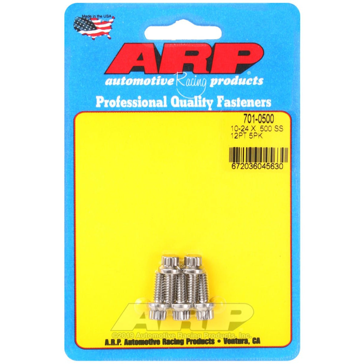 ARP 10-24 x .500 12pt SS bolts ARP Hardware - Singles