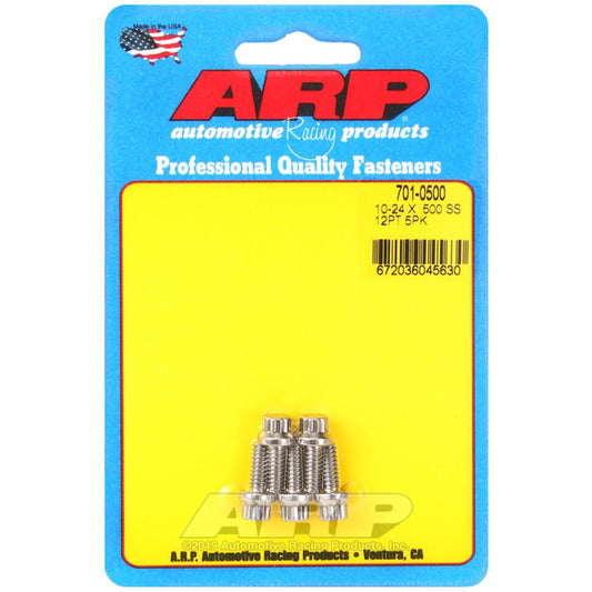 ARP 10-24 x .500 12pt SS bolts ARP Hardware - Singles