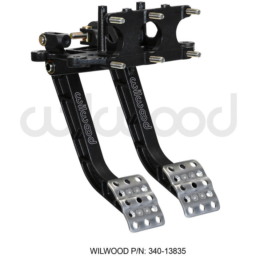 Wilwood Adjustable Dual Pedal - Brake / Clutch - Rev. Swing Mount - 5.1:1 Wilwood Pedals