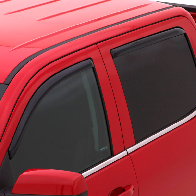 AVS 02-06 Cadillac Escalade EXT Ventvisor In-Channel Front & Rear Window Deflectors 4pc - Smoke