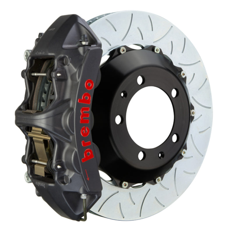 Brembo 01-04 996 C4S Front GTS BBK 6 Piston Cast 380x34 2pc Rotor Slotted Type3-Black HA