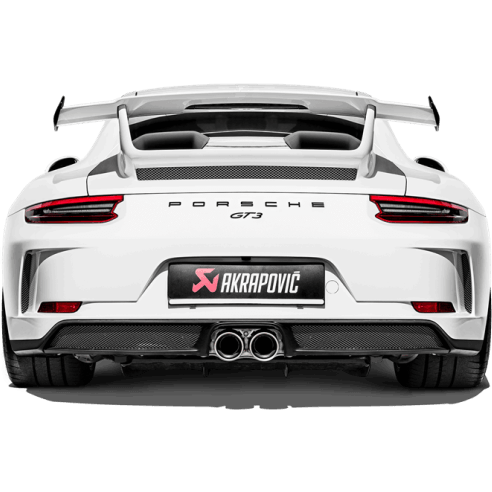 Akrapovic 2018 Porsche 911 GT3 (991.2) Slip-On Race Line (Titanium) w/Titanium Tail Pipe Set Akrapovic Muffler