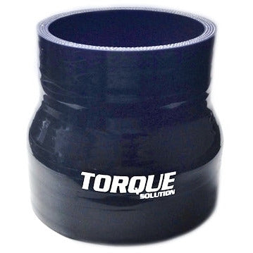 Torque Solution Transition Silicone Coupler 3 inch to 3.5 inch Black Universal Torque Solution Silicone Couplers & Hoses