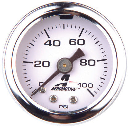 Aeromotive 0-100 PSI Fuel Pressure Gauge Aeromotive Gauges