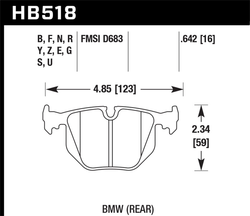 Hawk LTS Street Brake Pads