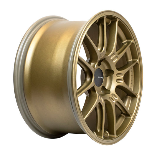 Enkei GTC02 18x9 5x112 25mm Offset 66.5mm Bore Titanium Gold Wheel Enkei Wheels - Cast