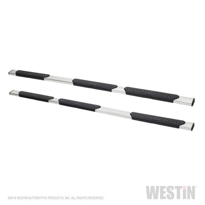 Westin 07-18 Chevrolet Silverado 1500 CC 5.5ft Bed R5 M-Series W2W Nerf Step Bars - Polished SS