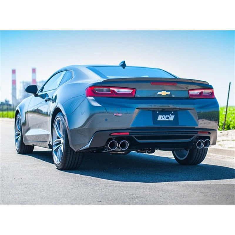 Borla 2016 Chevy Camaro V6 AT/MT S-Type Rear Section Exhaust w/o Dual Mode Valves Borla Axle Back