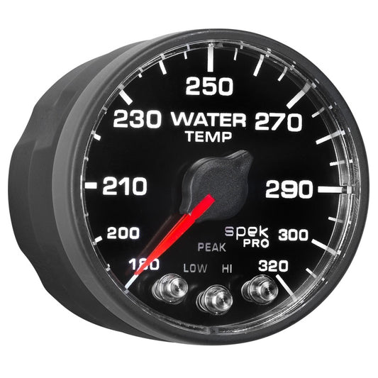 Autometer Spek-Pro - Nascar 2-1/16in Water Temp 180- 320F Bfb Ecu AutoMeter Gauges