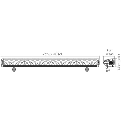 Hella Value Fit Design 31in - 180W LED Light Bar - Combo Beam Hella Light Bars & Cubes