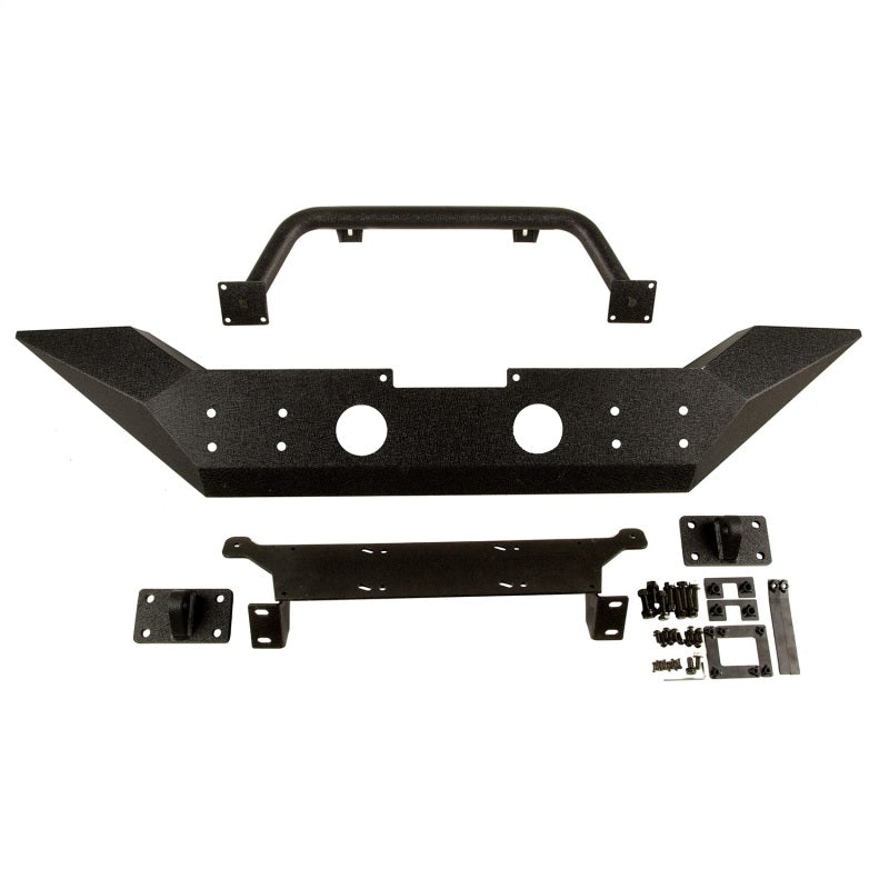 Rugged Ridge Spartan Front Bumper HCE W/Overrider 07-18 Jeep Wrangler JK Rugged Ridge Bumpers - Steel