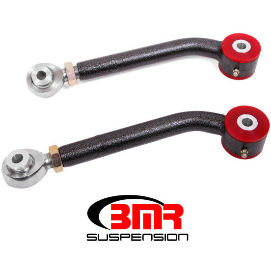 BMR 08-17 Challenger Upper Trailing Arms w/ Single Adj. Poly/Rod Ends - Black Hammertone BMR Suspension Suspension Arms & Components