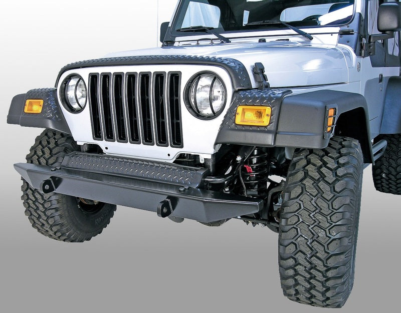 Rugged Ridge Front Fender Guards Body Armor 97-06 Jeep Wrangler Rugged Ridge Body Armor & Rock Rails