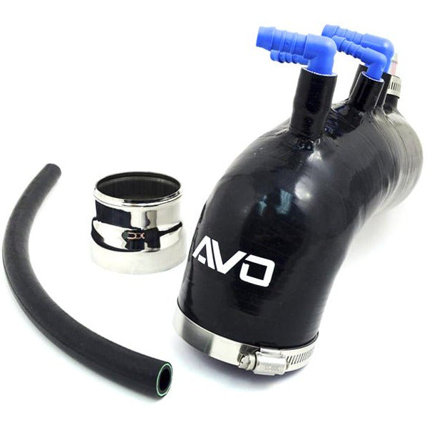AVO Induction Black Silicone Turbo Inlet - 07-09 Subaru Legacy GT / 08-14 Subaru WRX AVO Forced Induction Components
